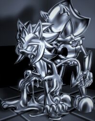 absurdres furry liquid_metal male_only malesub metal_sonic open_mouth penis robot robotization silverslime slime sonic_the_hedgehog_(series) transformation unusual_cum yaoi rating:Explicit score:6 user:SilverSlime