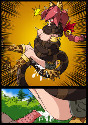 bestiality bottomless bouncing_breasts braid breasts cat_girl coils color comic cum cum_in_pussy dark_cloud dark_cloud_2 double_penis fake_animal_ears femsub kaa large_breasts long_hair monica_raybrandt non-human_penis nude open_mouth penis ponytail renaissanceofchaos sex snake the_jungle_book tongue tongue_out topless rating:Explicit score:9 user:RayX