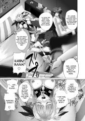 anal artist_request bottomless breasts comic dildo double_penetration drool empty_eyes expressionless fate_testarossa female_only hard_translated kissing large_breasts magical_girl_lyrical_nanoha missionary monochrome nanoha_takamachi nude sex sex_toy tagme text topless translated urination yuri rating:Explicit score:4 user:L12@