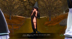 3d black_hair breasts custom_maid_3d_2 female_only femdom femsub hat large_breasts maid sennoudaisuki tattoo text translated tribal_tattoo witch witch_hat rating:Questionable score:5 user:YuriLover2