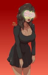  female_only femsub fortnite hypnot-eyes mahoumonsterart maria_(msmith322) open_mouth original slouching  rating:safe score: user:msmith322