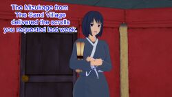 aware black_eyes black_hair clothed dialogue dogdog english_text female_only naruto_(series) shizune solo text rating:Safe score:0 user:Bootyhunter69