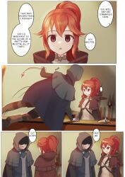 anna_(fire_emblem) cleavage cloak comic dazed empty_eyes femsub fire_emblem fire_emblem_fates jewelry maledom maozi_dan necklace nintendo ponytail red_hair text rating:Safe score:79 user:anonlv000