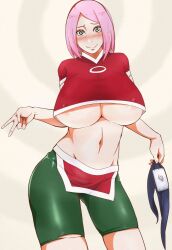 animated animated_eyes_only animated_gif blush breasts cleavage confused female_only femsub happy_trance headband huge_breasts hypnosoul_(manipper) large_breasts looking_at_viewer manip naruto_(series) navel pink_hair sakura_haruno short_hair shorts smile spiral spiral_eyes sunahara_wataru symbol_in_eyes underboob v rating:Questionable score:120 user:hypnosoul