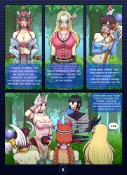 aurora_(jabberwocky) black_hair blonde_hair brain_drain breasts cat_ears cat_girl cat_tail cleavage comic dialogue empty_eyes female_only femdom femsub gemna_(mezz+pokemongirl) harem_outfit heart heart_eyes large_breasts long_hair multicolored_hair multiple_girls multiple_subs open_mouth original pon_(polishguy+porniky) porniky purple_hair r'hyll_(polishguy+porniky) red_hair short_hair spiral spiral_eyes symbol_in_eyes text video_game viltai_(viltai) white_hair rating:Questionable score:185 user:viltai