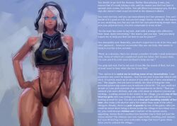  abs caption femdom hypnotic_eyes male_pov manip muscle_girl overlordmiles_(manipper) pov_sub text ujac  rating:explicit score: user:overlordmiles