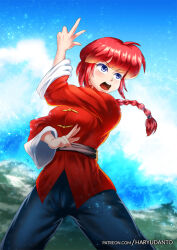 braid breasts haryudanto large_breasts ranma_1/2 ranma_saotome red_hair short_hair rating:Questionable score:58 user:TheGoodShank