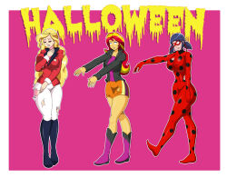 absurdres breasts dlobo777 equestria_girls femsub halloween horseland huge_breasts long_hair marinette_dupain-cheng miraculous_ladybug multiple_girls multiple_subs my_little_pony sarah_whitney short_hair sunset_shimmer text torn_clothes twintails unaware whitewash_eyes zombie_walk rating:Explicit score:51 user:daveyboysmith9