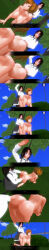 3d absurdres bottomless breasts comic custom_maid_3d_2 drool empty_eyes femsub hard_translated izumi_(made_to_order) kamen_writer_mc large_breasts mantra nude rika_(made_to_order) spanking tech_control text topless translated rating:Explicit score:15 user:Salinus