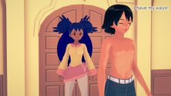 ash_ketchum aware black_hair closed_eyes clothed dialogue english_text iris mustardsauce pokemon pokemon_(anime) red_eyes text topless rating:Questionable score:0 user:Bootyhunter69