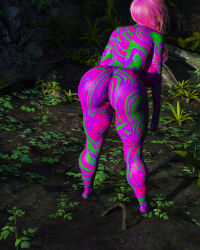 3d androgynous androgynous_dom anguis69 ass barefoot breasts deltarune feet femsub hypnotic_tentacle jungle large_breasts original tentacles transformation werewire rating:Explicit score:30 user:Anguis69