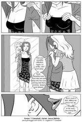 aggie_d'amour comic dollification femdom femsub greyscale mirror penny_and_aggie penny_levac sunt-ermico_(manipper) text rating:Safe score:42 user:sunt