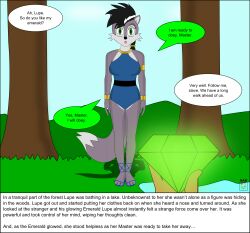  empty_eyes expressionless femsub furry lupe_wolf nabs001 open_mouth sonic_the_hedgehog_(series) standing standing_at_attention text wolf_girl  rating:explicit score: user:oscar044