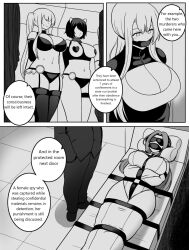 breasts cosplay empty_eyes hard_translated large_breasts monochrome rebake tagme text translated rating:Explicit score:23 user:L12@