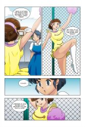 absurdres akane_tendo cheerleader comic dialogue female_only femsub mariko_konjo ranma_1/2 text wadevezecha rating:Questionable score:50 user:Lumitiel