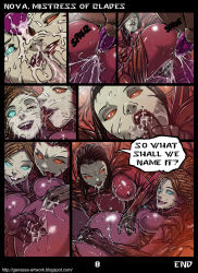 alien breasts comic cum cum_in_ass cum_in_pussy cum_on_body cum_on_breasts cum_on_face erection futa_with_futa futadom futanari futasub ganassa monster_futa nova parasite penis pregnant sarah_kerrigan sex starcraft tentacles text rating:Explicit score:50 user:Mesmer