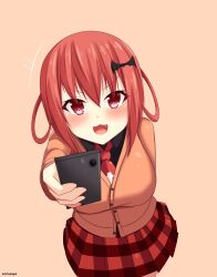  breasts gabriel_dropout red_eyes red_hair satanichia_mcdowell_kurumizawa smile tagme turning_the_tables yakai  rating:safe score: user:sonicfan150