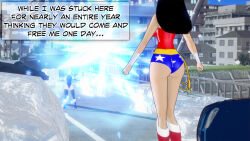 aware black_hair blue_hair clothed dc_comics dialogue dogdog english_text floating killer_frost multiple_girls text wonder_woman rating:Safe score:0 user:Bootyhunter69