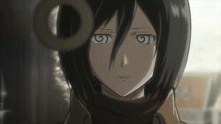  animated animated_gif attack_on_titan black_hair female_only femsub happy_trance hypnoner_(manipper) manip mikasa_ackerman pendulum short_hair spiral_eyes symbol_in_eyes  rating:questionable score: user:godofwar99