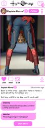 3d ass bent_over captain_marvel female_only femsub happy_trance humiliation marvel_comics saltygauntlet tagme user_interface rating:Questionable score:28 user:NotTrustful