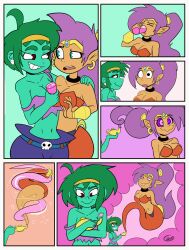 animated animated_eyes_only animated_gif before_and_after breasts comic female_only femdom femsub genie happy_trance hypnotic_drink hypnotic_drug kaa_eyes large_breasts open_mouth penken rottytops shantae shantae_(series) very_long_hair rating:Questionable score:189 user:PenKen