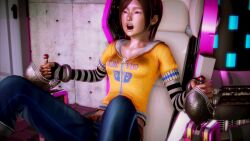 3d brown_eyes brown_hair chair female_only femsub honey_select_2 lamia_(artist) open_mouth restrained short_hair sitting small_breasts solo spread_legs sweat yuu_(lamia) rating:Safe score:1 user:VortexMaster