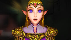 3d biliocho blonde_hair crown earrings elf_ears empty_eyes expressionless jewelry long_hair nintendo ocarina_of_time open_mouth princess princess_zelda purple_eyes standing standing_at_attention the_legend_of_zelda rating:Safe score:13 user:JCavalier