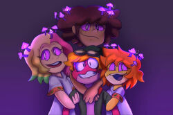  amphibia anne_boonchuy beanie brown_hair dark_skin disney dress femsub frog_boy frog_girl glowing_eyes goggles goggles_on_head happy_trance ivy_(amphibia) jacket molly_jo multiple_girls mushroom orange_hair parasite pink_hair satoshi_takei smile sprig_plantar  rating:safe score: user:giantexplore117