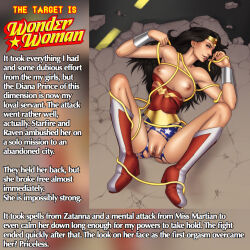 bare_legs black_hair boots caption dc_comics femsub happy_trance ifail_(manipper) incase lasso_of_truth legs long_hair open_clothes pussy spread_legs super_hero text western wonder_woman rating:Explicit score:91 user:iFail