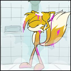 absurdres blonde_hair fox_boy frost-locke furry miles_tails_prower sonic_the_hedgehog_(series) transformation rating:Explicit score:17 user:Oscar044