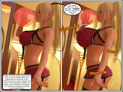 3d ass_expansion bimbofication bra breast_expansion breasts bubble_gum candy comic dialogue female_only femsub fishnets hair_growth hypnotic_food laughing long_nails midriff mirror mrphoenyxx nail_polish short_skirt skirt speech_bubble stripper text tied_hair transformation twintails underwear very_long_hair rating:Questionable score:21 user:MasterFen