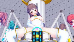 3d blue_hair blush bow brown_eyes brown_hair corruption cyan_hair electricity empty_eyes erect_nipples eye_roll femsub fingering garter gloves happy_trance high_heels koikatsu! koimin4 leotard long_hair magical_girl masturbation mayu_(koimin4) megu_(koimin4) miina_(koimin4) multiple_girls multiple_subs open_clothes open_mouth opera_gloves pink_hair ponytail pussy red_hair sisters sitting spread_legs sweat tech_control tongue tongue_out topless twins twintails yurie_(koimin4) rating:Explicit score:5 user:VortexMaster