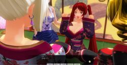 3d blonde_hair blush breasts brown_hair curly_hair dialogue dog_pose female_only femdom femsub happy_trance japanese_clothing kamen_writer_mc kimono large_breasts lipstick long_hair magician mc_trap_town multiple_girls multiple_subs open_mouth pet_play ponytail red_eyes red_hair red_lipstick rina_(mc_trap_town) screenshot short_hair symbol_in_eyes text translated twintails white_hair rating:Questionable score:6 user:Amazingbrahjr