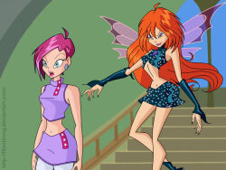 bloom_(winx_club) corruption femdom femsub fitzoblong spiral_eyes symbol_in_eyes tecna_(winx_club) western winx_club rating:safe score: user:hypno