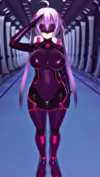 3d ahoge alternate_color_scheme alternate_costume alternate_hair_color before_and_after bodysuit breasts custom_maid_3d_2 drone esther_r18 female_only femsub glowing_eyes large_breasts matoi_(phantasy_star) microchip phantasy_star_(series) phantasy_star_online_2 saluting solo standing standing_at_attention tech_control thick_thighs twintails visor rating:Safe score:30 user:VortexMaster