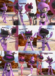 3d amy_rose aware barefoot bikini bikini_bottom bikini_top blaze_the_cat cleavage comic dialogue expressionless femsub furry hedgehog_girl hypnotic_accessory multiple_girls open_mouth outdoors pink_skin pool purple_skin resisting sonic_the_hedgehog_(series) spiralrose23 standing swimsuit tech_control text visor zombie_walk rating:Explicit score:63 user:SpiralRose23