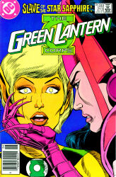 alien arisia_rrab blonde_hair breasts cover dc_comics empty_eyes expressionless female_only femdom femsub gloves green_lantern_(series) large_breasts long_hair official open_mouth short_hair star_sapphire super_hero western rating:Questionable score:28 user:AcidPanic
