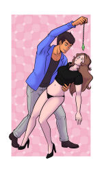 brown_hair cara_(bewitchingcara) crystal femsub katsiika maledom original panties pendulum ram&oacute;n_(msmith322) 