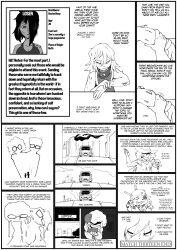  cat_girl closed_eyes clothed collar dark_skin dialogue english_text faetomi father_and_daughter femdom femsub glasses gun helmet mother_and_daughter multiple_girls original parasite phone_call short_hair sisters smile text 