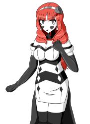  bangs bare_shoulders cape celica_(fire_emblem) choker dress earrings empty_eyes eyebrows_visible_through_hair face_paint female_only femsub fire_emblem fire_emblem_echoes gloves grey_eyes hairband hairpin happy_trance heart lipstick long_hair looking_at_viewer makeup mime mime-control mole nintendo opera_gloves red_eyes short_skirt side_slits simple_background smile solo thighhighs transparent_background white_skin 