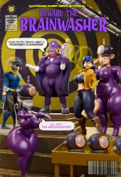 3d animal_ears antenna beard blue_hair boots bulge cape carmelita_fox clothed_exposure conveyor_belt cow_girl drool earrings femsub fox_girl furry gloves harry_hippo_(hypnopotamus) hippo_boy large_ass large_breasts latex maledom malesub mesmer_mouse_(hypnopotamus) mouse_girl multiple_boys multiple_girls multiple_subs navel non-human_feet nose_ring open_mouth original purple_eyes raccoon_boy resisting sly_cooper sly_cooper_(series) speech_bubble spiral_background spiral_eyes spiralwash_eyes staff tail tech_control thehypnopotamus thick_thighs watermark zombie_walk