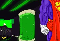  ass bizarro_superman lex_luthor male_only masculinization original raygun scientist standing super_hero superman_(series) tight_clothing tights underwear 