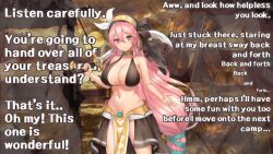  animated animated_gif breasts caption cherry_tale cleavage danni68_(manipper) femdom financial_domination huge_breasts hypnotic_breasts large_breasts looking_at_viewer manip midriff pink_hair pov pov_sub spiral_background sword text 