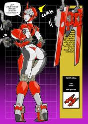  bimbofication comic mad-project robot robot_girl shatter_(transformers) text transformation transformers undressing 
