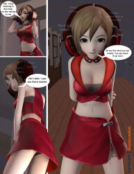 3d absurdres breasts comic femsub headphones meiko source_filmmaker supercasket tech_control text vocaloid