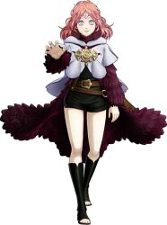 3d black_clover clothed crystal empty_eyes facial_markings fana femsub long_hair looking_at_viewer pink_hair possession transparent_background