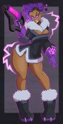 bimbofication boots bottomless dark_skin female_only femsub huge_ass mei_(overwatch) overwatch possession sombra_(overwatch) tagme twinning wrenzephyr2 