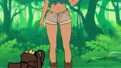 ana_kaa_nda_(kvfx) animated disney femsub kaa kaa_eyes kvfx nude original snake sound tagme text the_jungle_book underwear undressing video