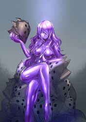 absurdres bottomless breasts camilla_(fire_emblem_fates) corruption femsub fire_emblem fire_emblem_fates ibenz009 large_breasts nintendo nude smile topless transformation