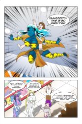 alien_girl bow brown_hair cleavage comic crossover dialogue dress equestria_girls facial_markings femdom femsub freckles green_hair hair_buns kimberly_smith_(daveyboysmith9) large_breasts long_hair lum midriff mother_and_daughter multicolored_hair my_little_pony oni_girl original princess purple_eyes purple_hair purple_lipstick sailor_moon sailor_moon_(series) short_hair smile text twilight_sparkle urusei_yatsura wadevezecha